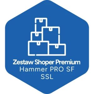 Zestaw Shoper Premium z szablonem Hammer PRO SF i Certyfikatem SSL